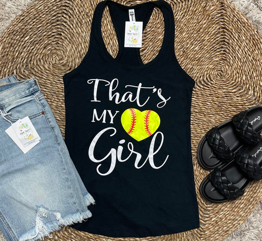 That's my softball girl Tank Top