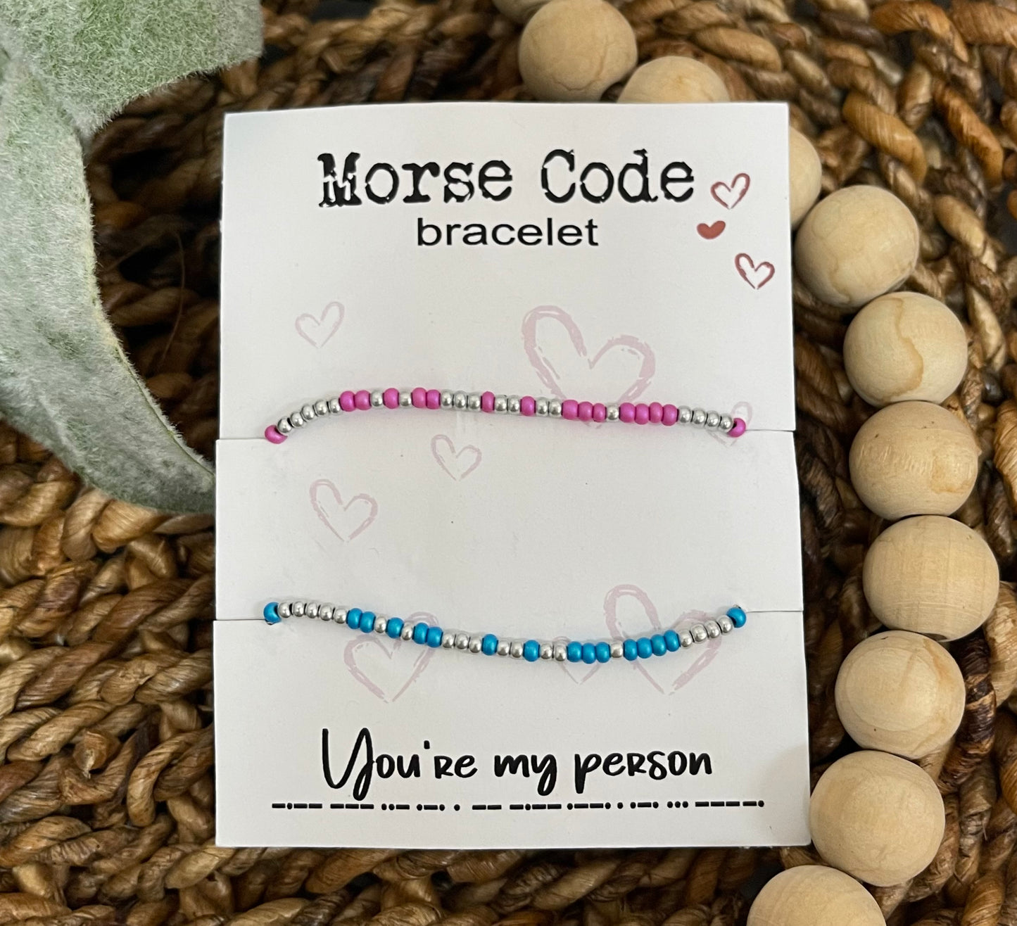 You're My Person Morse Code Bracelets