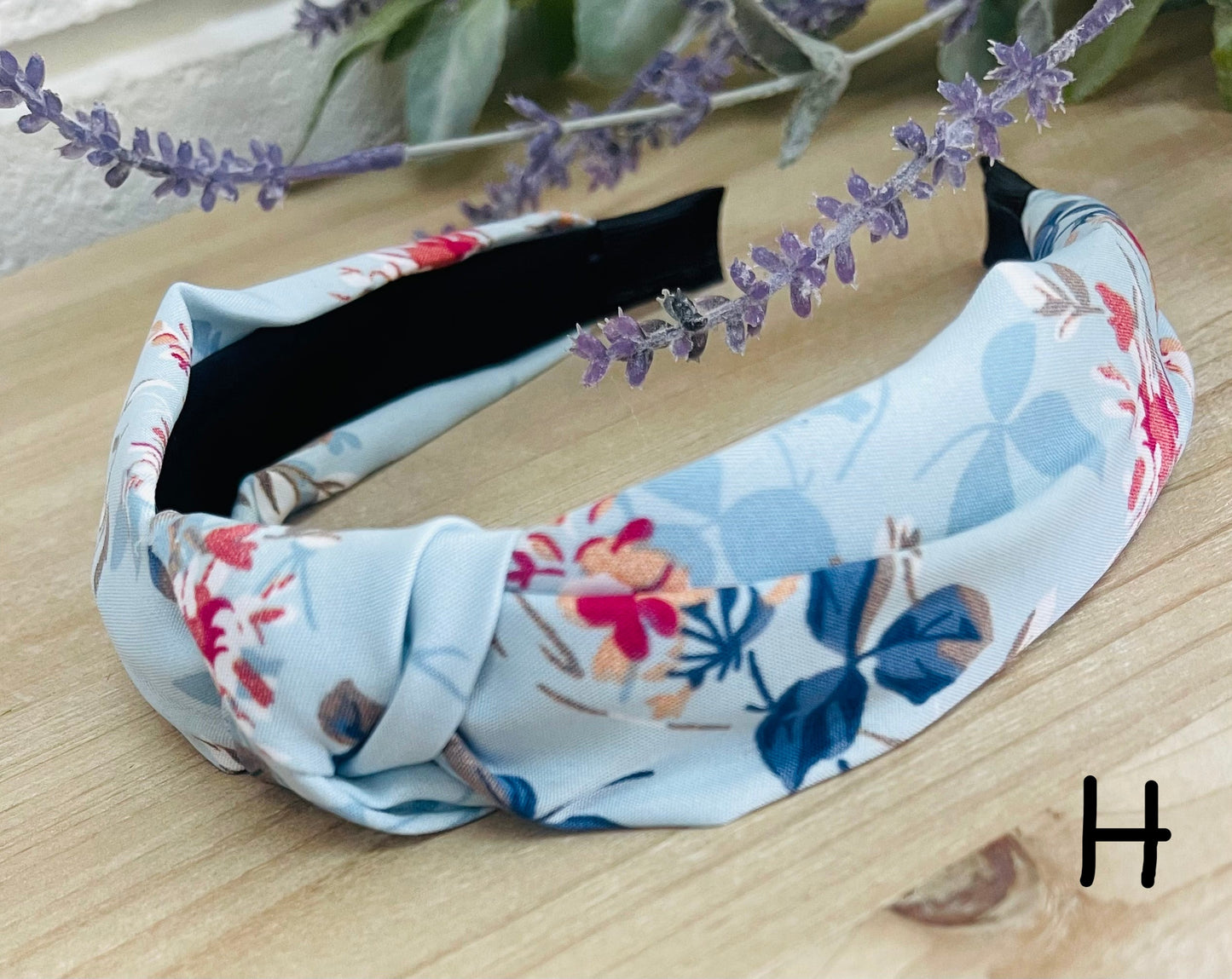 Spring Floral Knotted Headbands