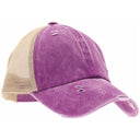 CC.Beanie Kids Distressed High Ponytail Ball Cap