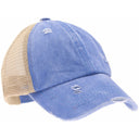 CC.Beanie Kids Distressed High Ponytail Ball Cap