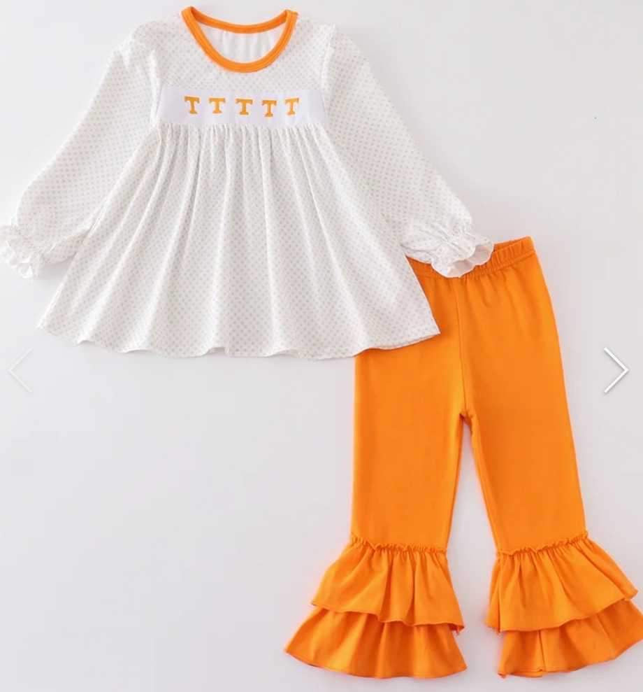 Tennessee Embroidered Girl Set