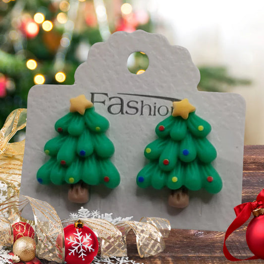 Christmas Tree Stud Earrings