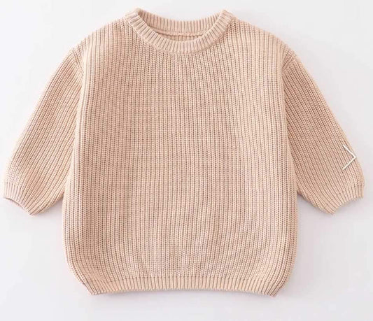 Youth Beige Knit Sweater