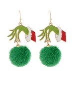 Grinch Hand Earrings