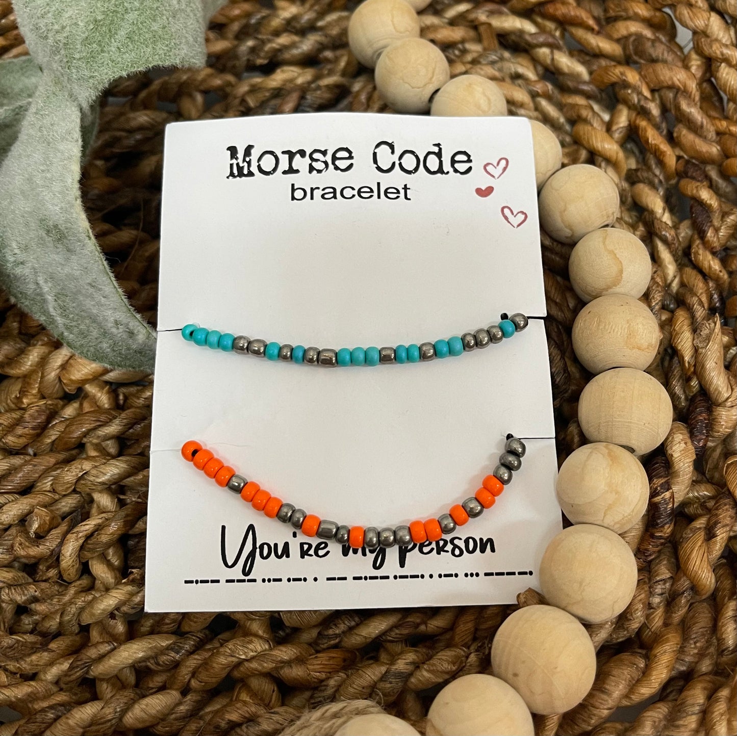 You're My Person Morse Code Bracelets