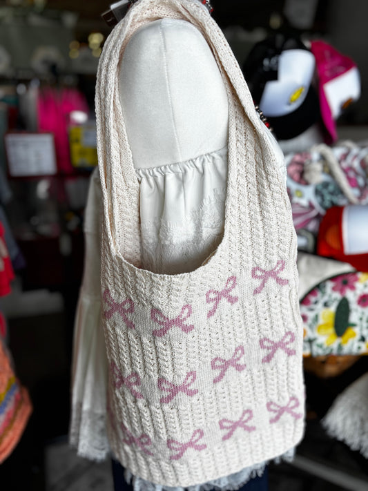 Knit Boho Slouch Bag