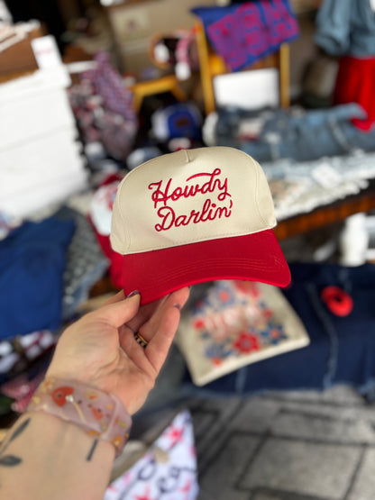 Howdy Darlin' or Howdy Honey Embroidered Hat