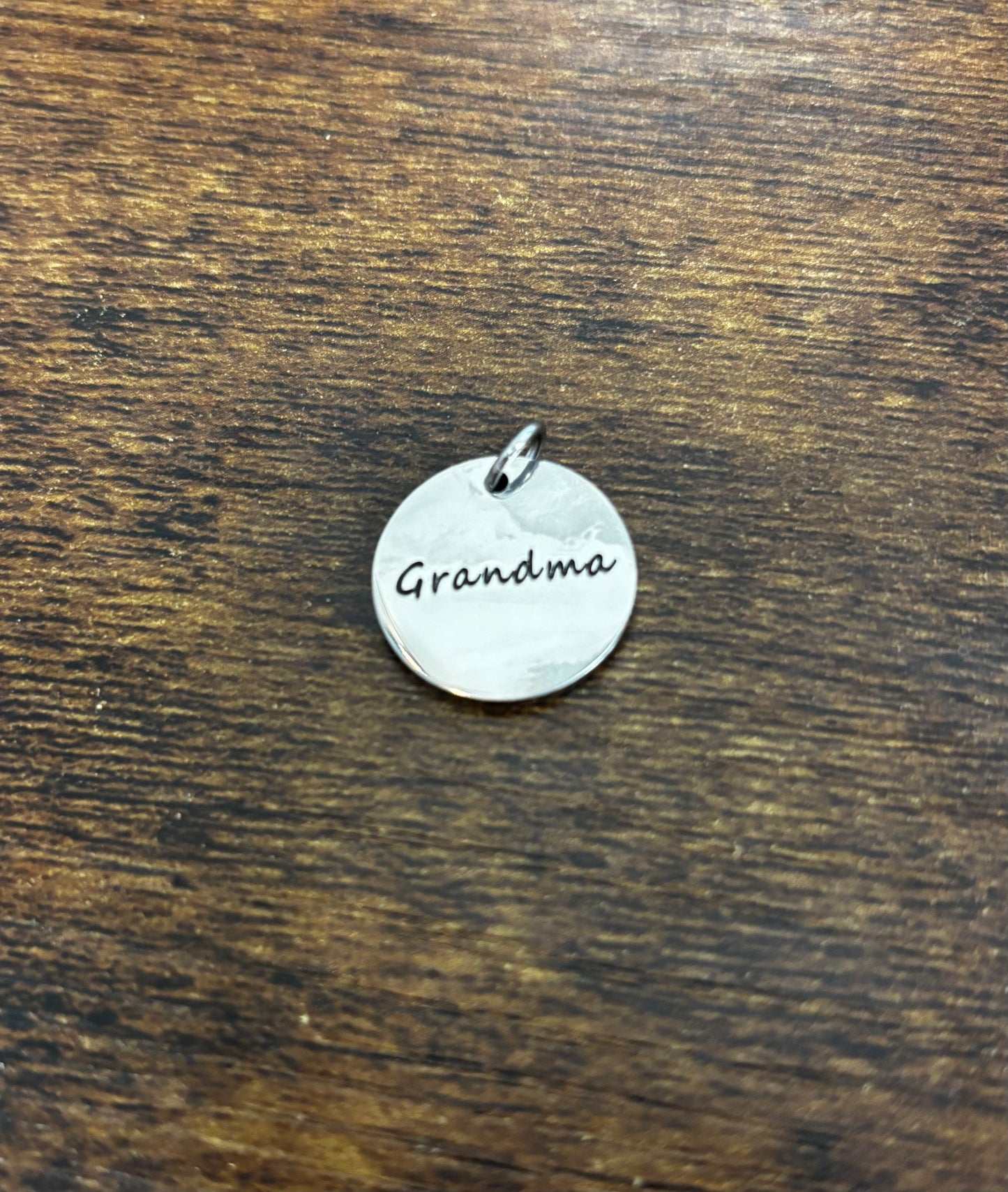 Grandma Circle Charm