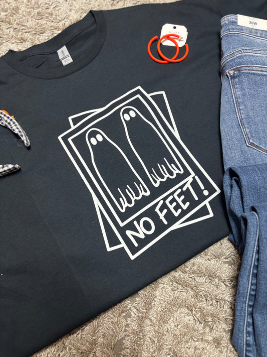 No Feet-Ghost Tee(Glow in the dark)