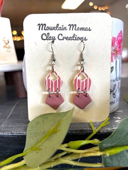 Bikini Cutie Clay Dangle Earrings