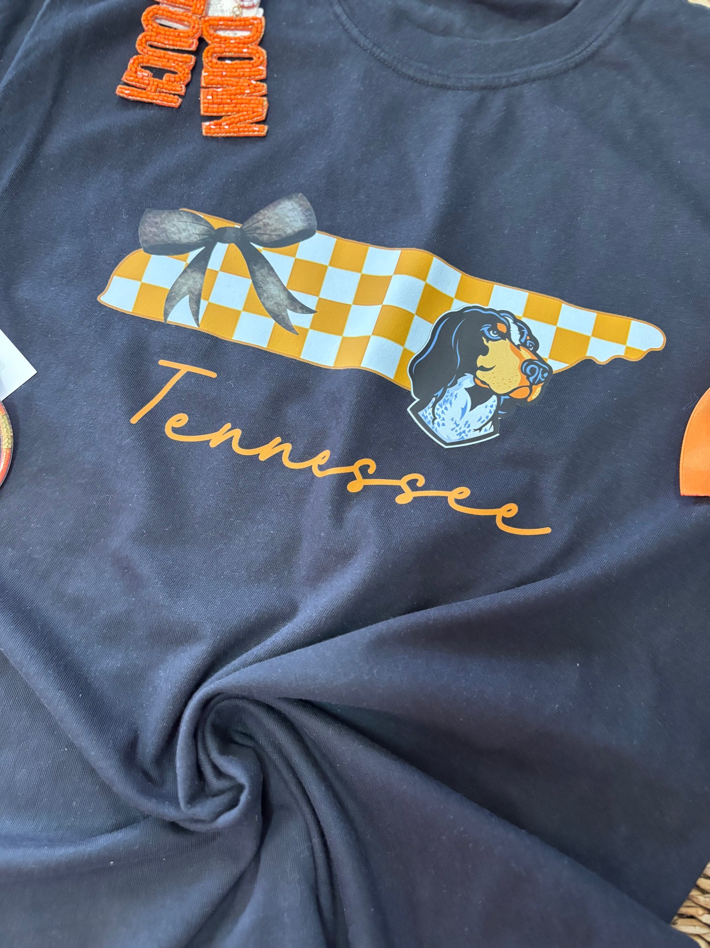 Tennessee State Checkered Tee CC