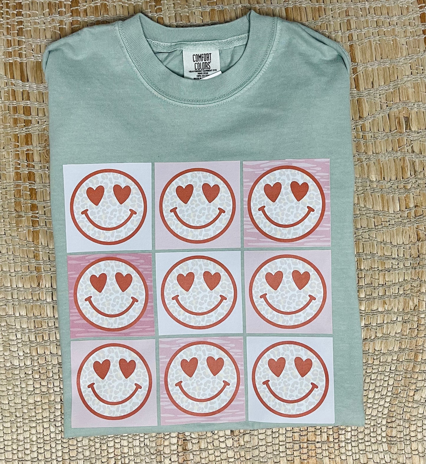 Multi Smiley Face Tee