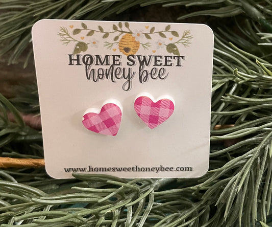 Heart Stud Earrings