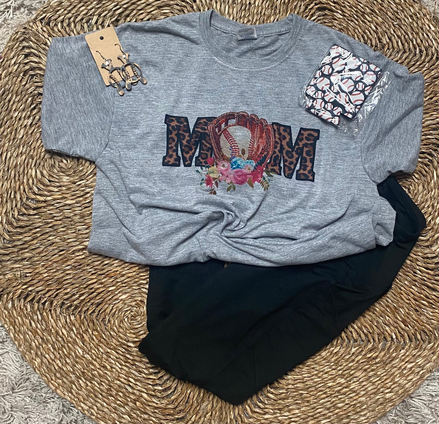 Cheetah Baseball MOM Tee