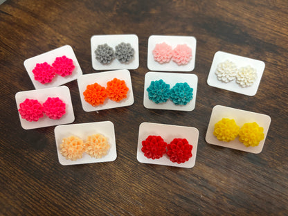Floral Stud Earrings