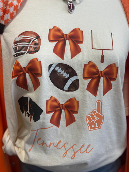 Coquette Bow Tennessee Tee
