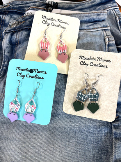 Bikini Cutie Clay Dangle Earrings