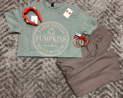 Farm Fresh Hand Picked Pumpkins Tee