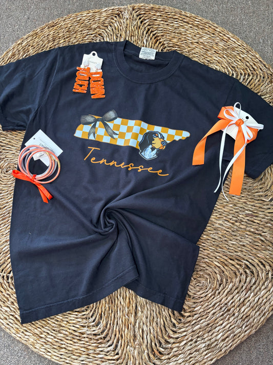 Tennessee State Checkered Tee CC