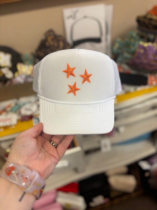 Tri Star Patch Trucker Hat
