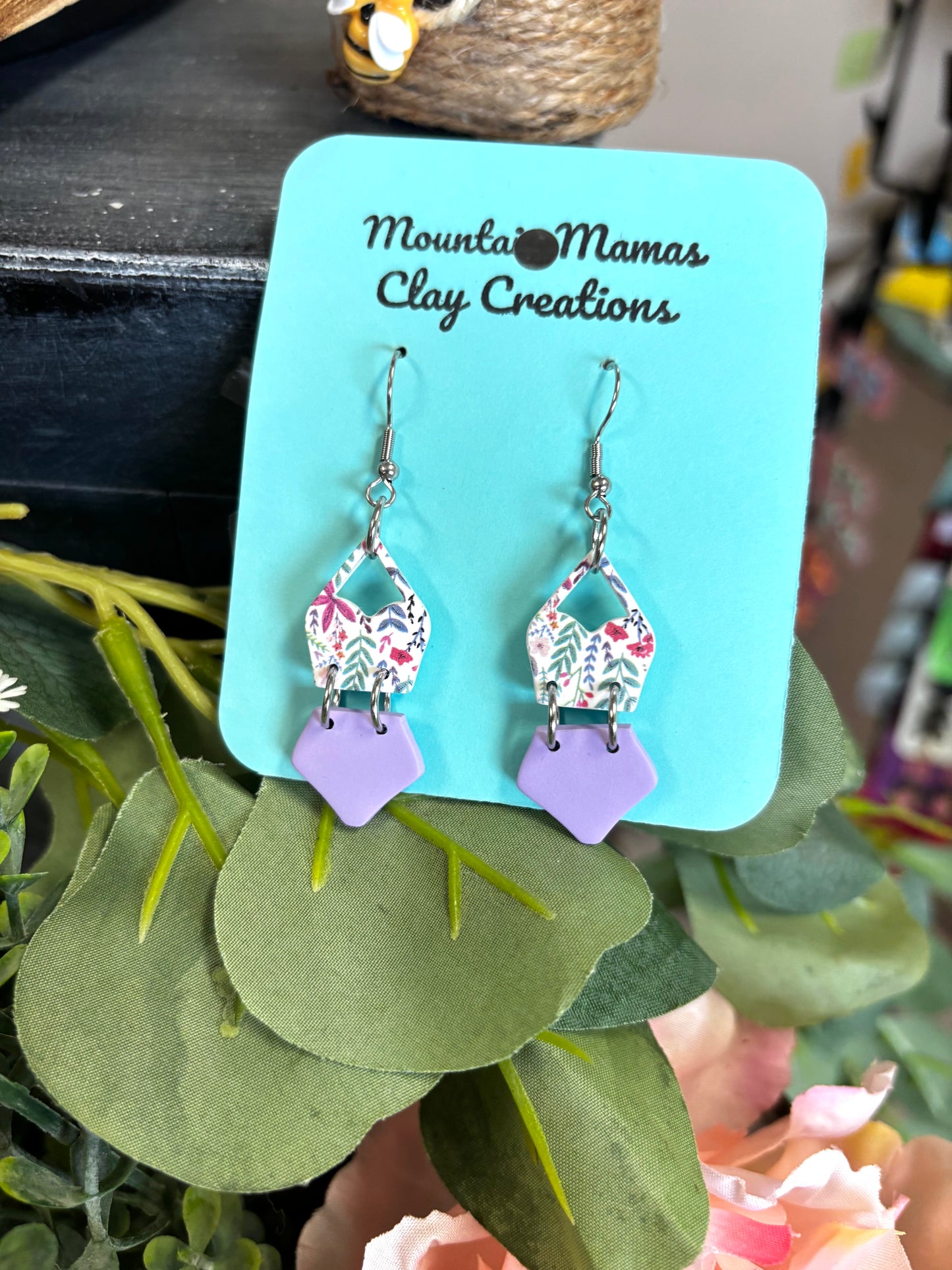 Bikini Cutie Clay Dangle Earrings