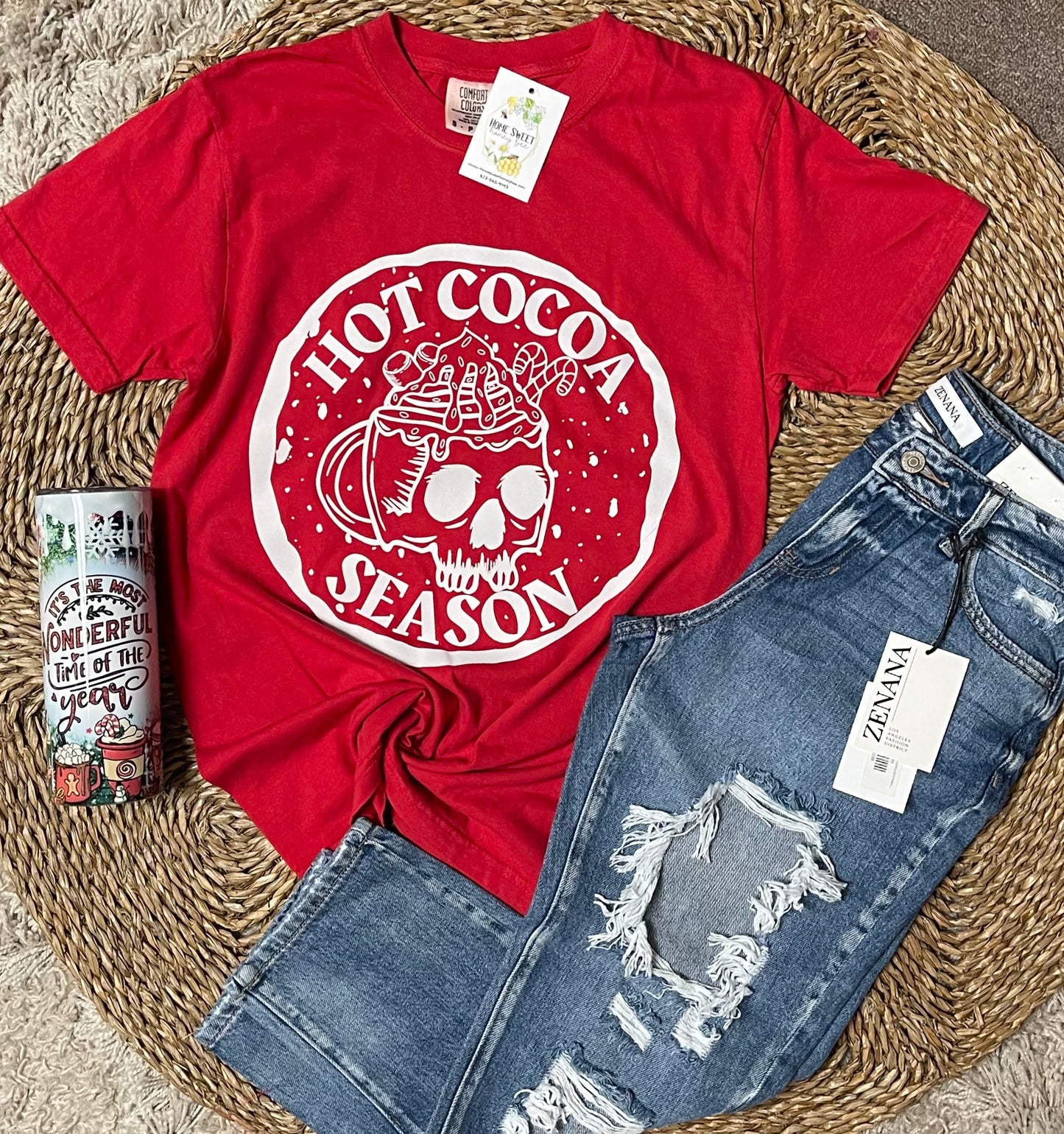 Hot Cocoa Season Comfort Color Tee