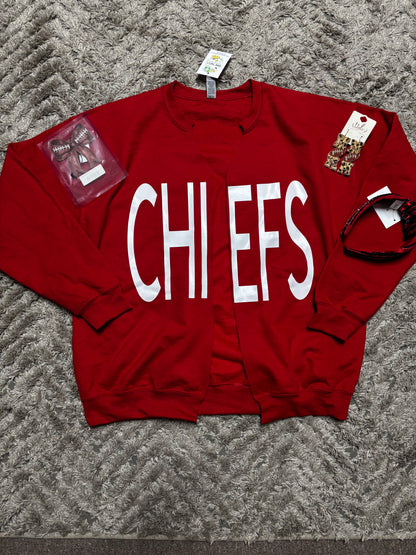 CHIEFS Sweatshirt Cardigan(preorder)