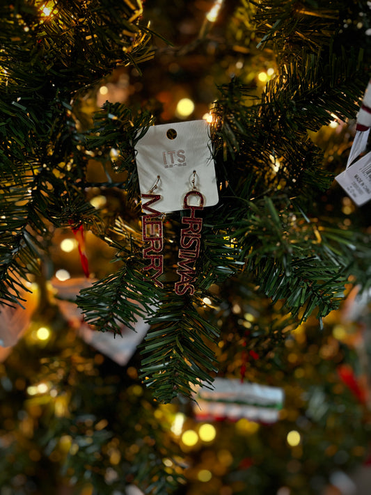 Merry Christmas Earrings