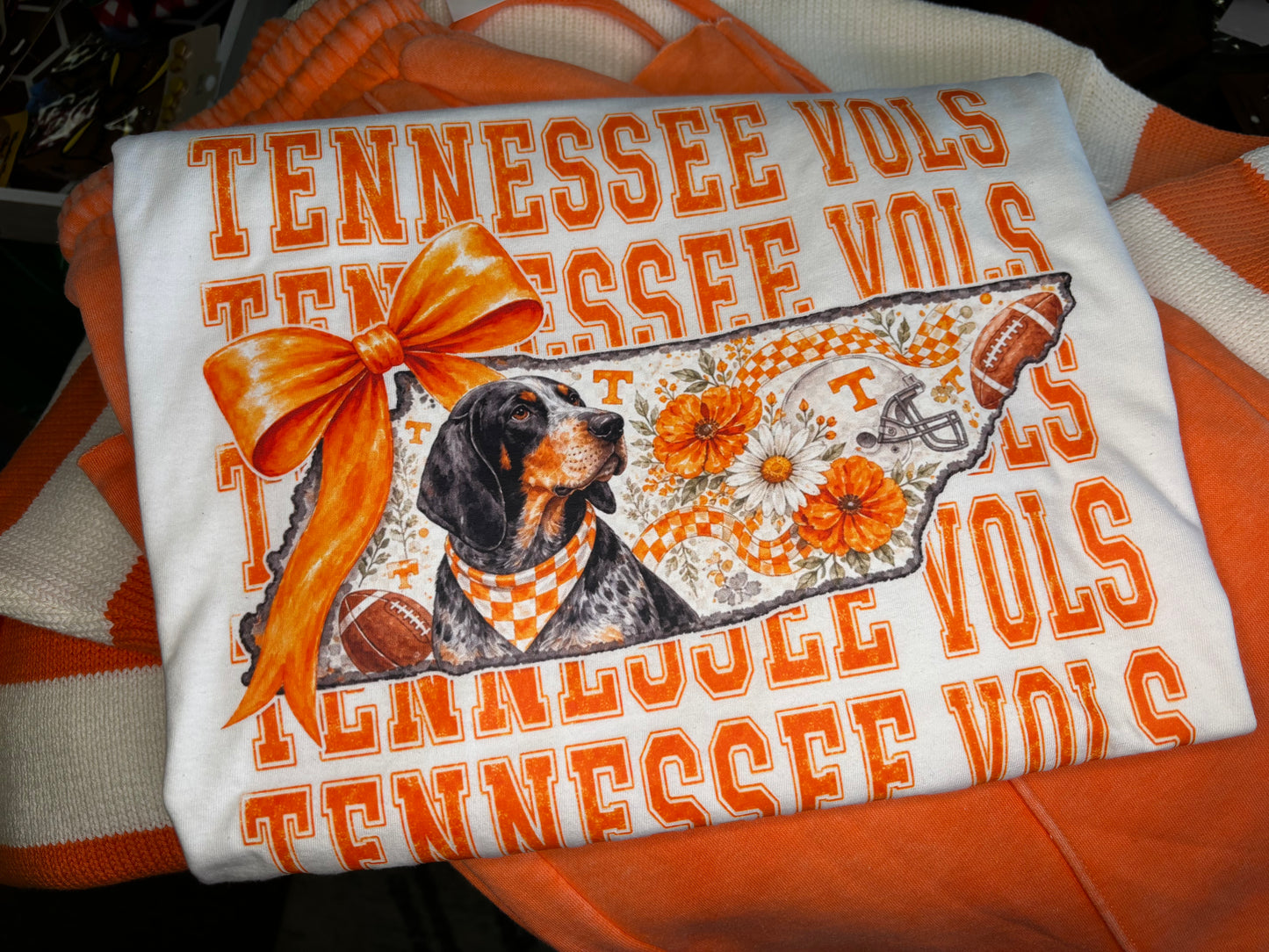 Tennessee Vols Script and State Tee