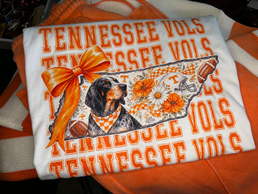 Tennessee Vols Script and State Tee