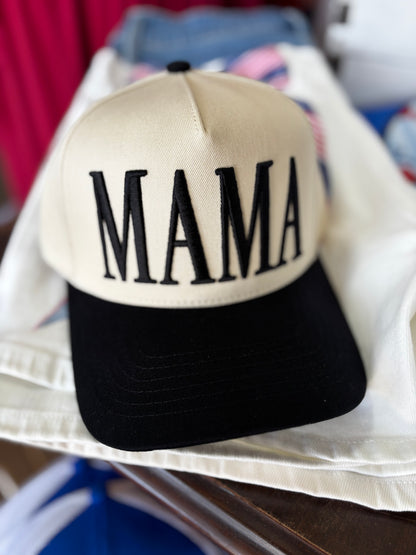 Mama and Mini Hat Collection CC Puff Embroidered Trucker Hats