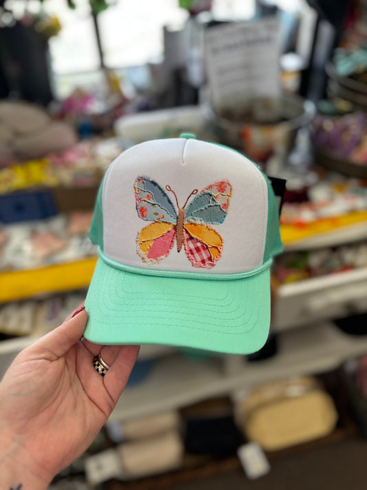 Butterfly Two Tone Trucker Hat