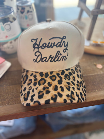 Howdy Darlin' or Howdy Honey Embroidered Hat