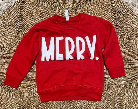 MERRY youth crewneck sweatshirt