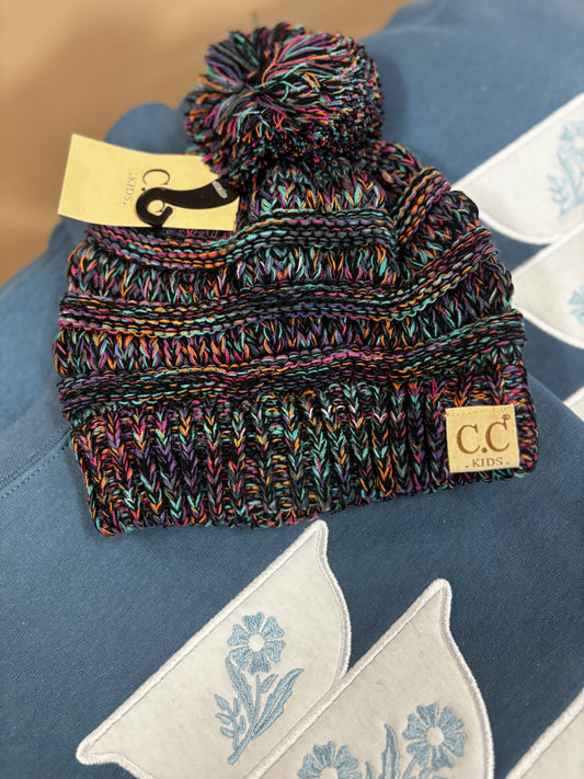 C.C Kids Beanie with Pom