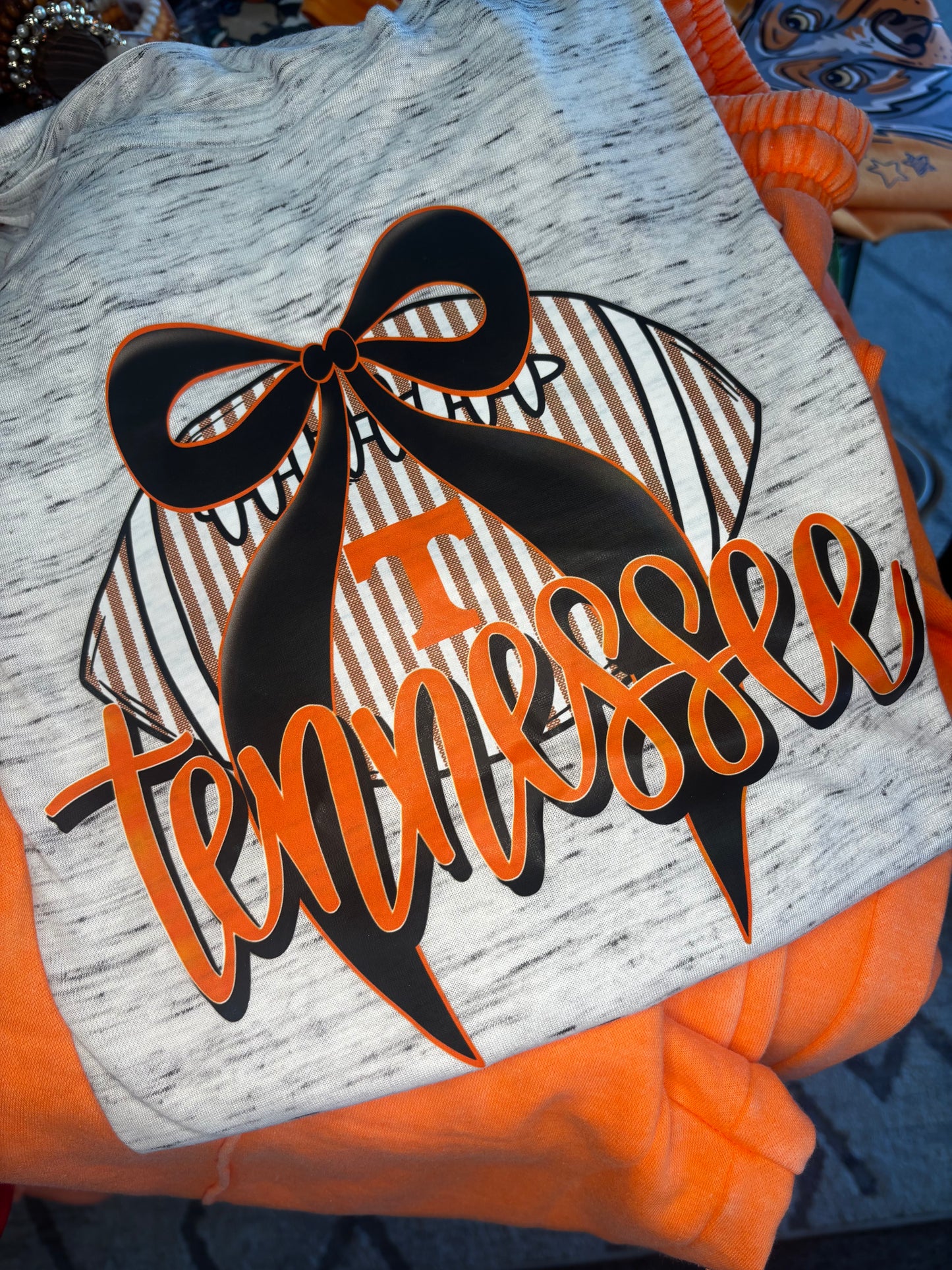 Tennessee Bow Football Tee
