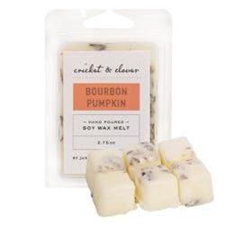 Cricket & Clover Bourbin Pumpkin Wax Melt