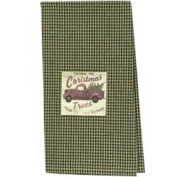 Southern Pine Christmas Trees Dish Towel