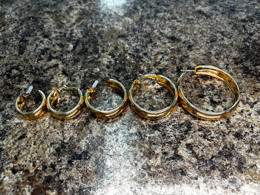 Gold Hoop Earrings