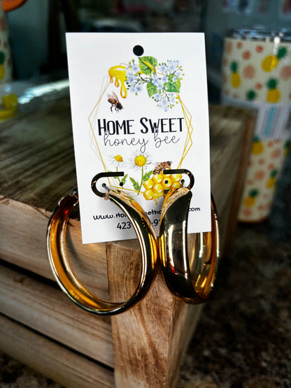 Gold Hoop Earrings