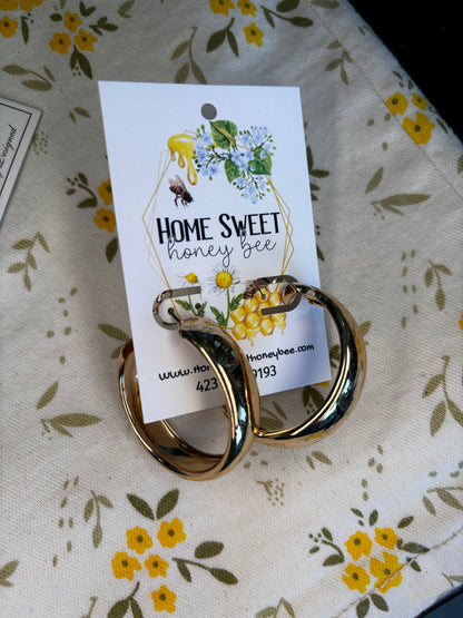 Gold Hoop Earrings