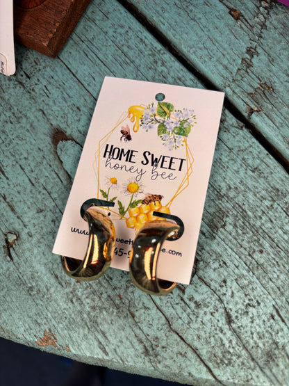 Gold Hoop Earrings