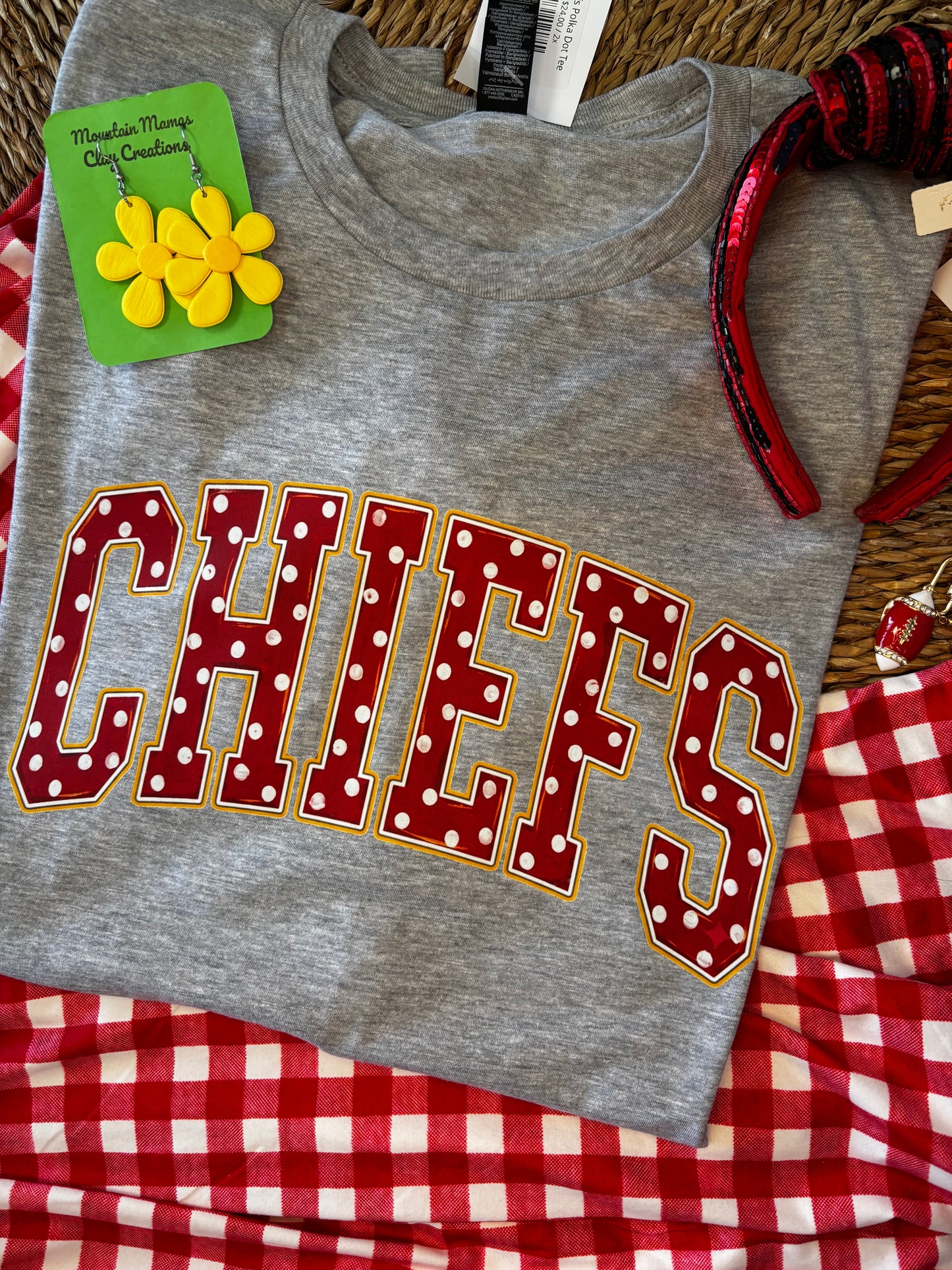 Chiefs Polka Dot Tee