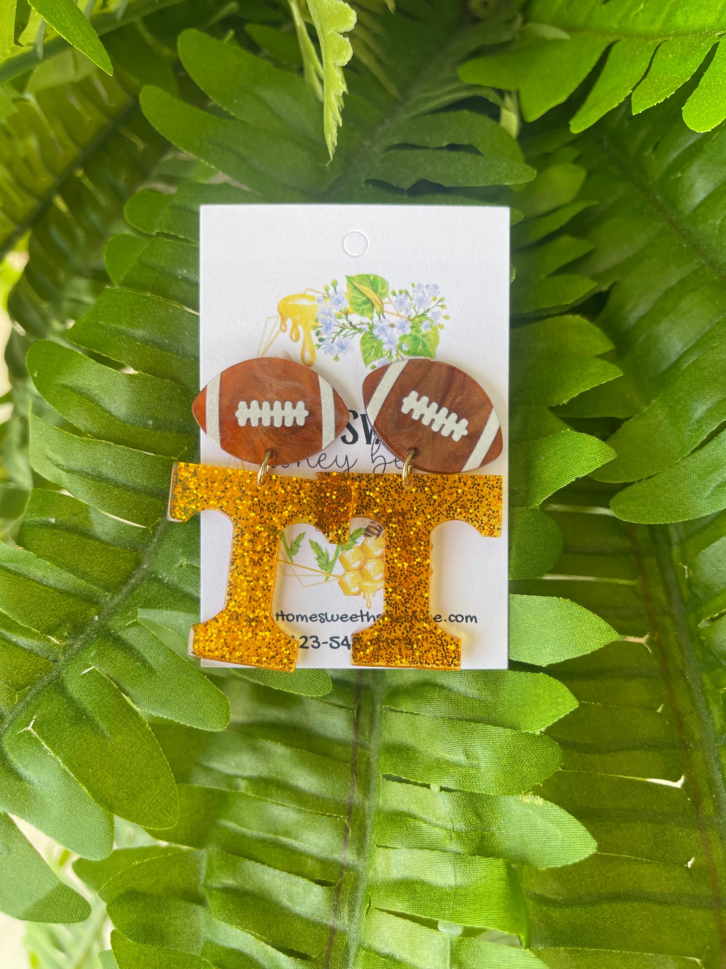 Tennessee University of Tennessee Football Earrings. Gameday