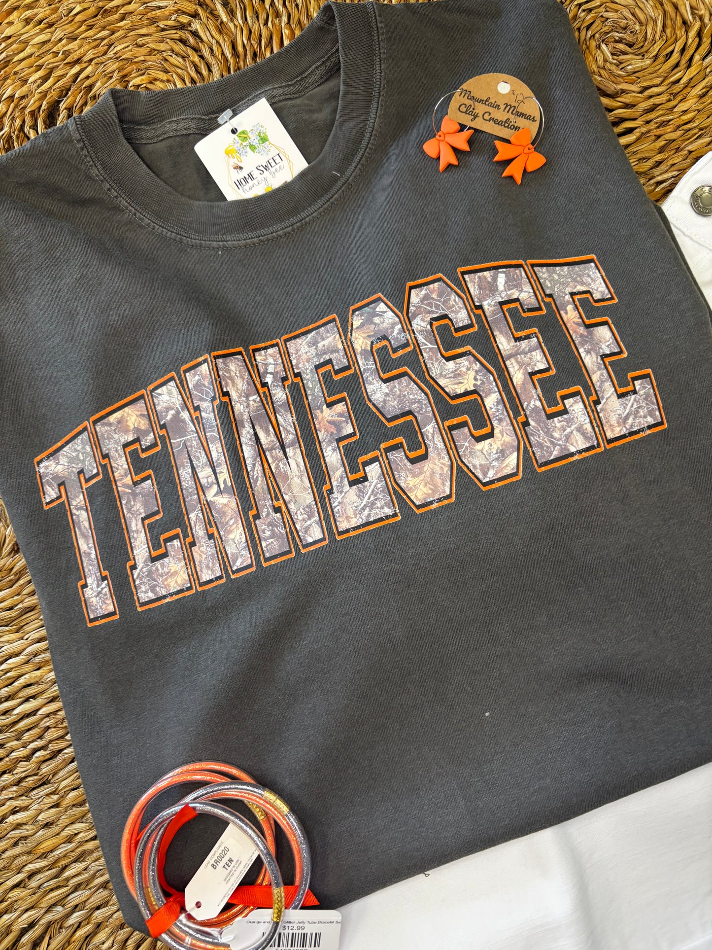 Camo Orange Outline CC Tee