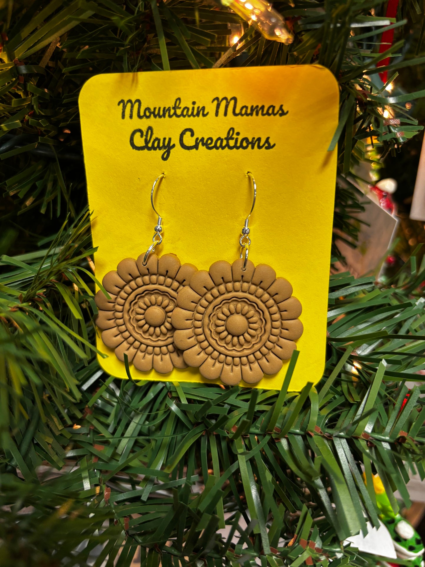 Clay Mandala Earrings