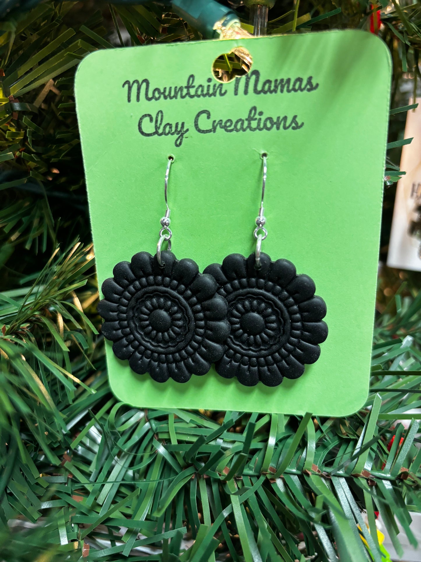 Clay Mandala Earrings