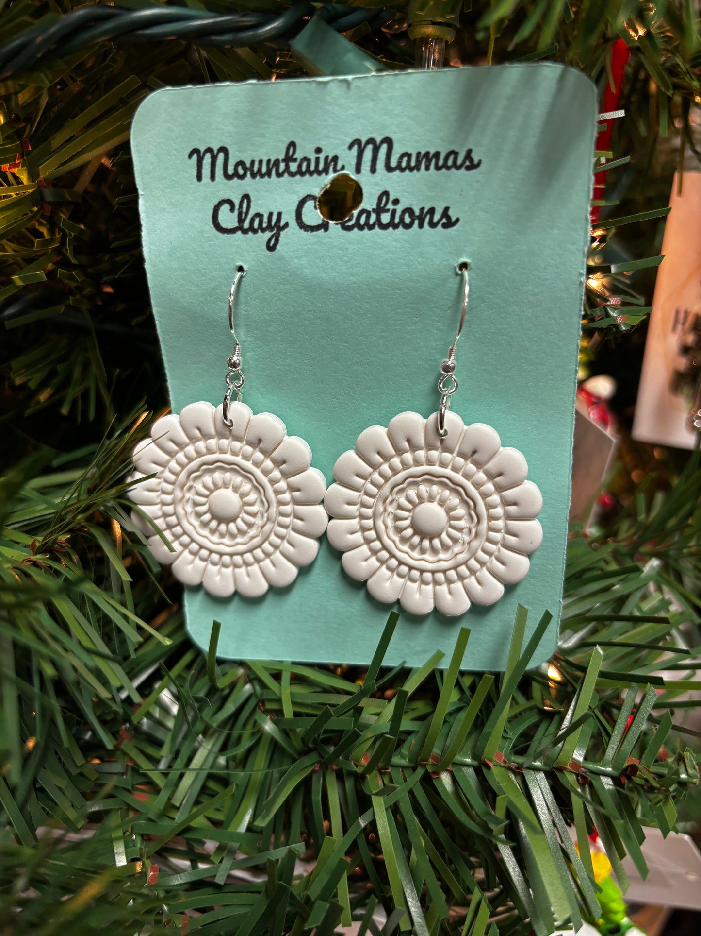 Clay Mandala Earrings