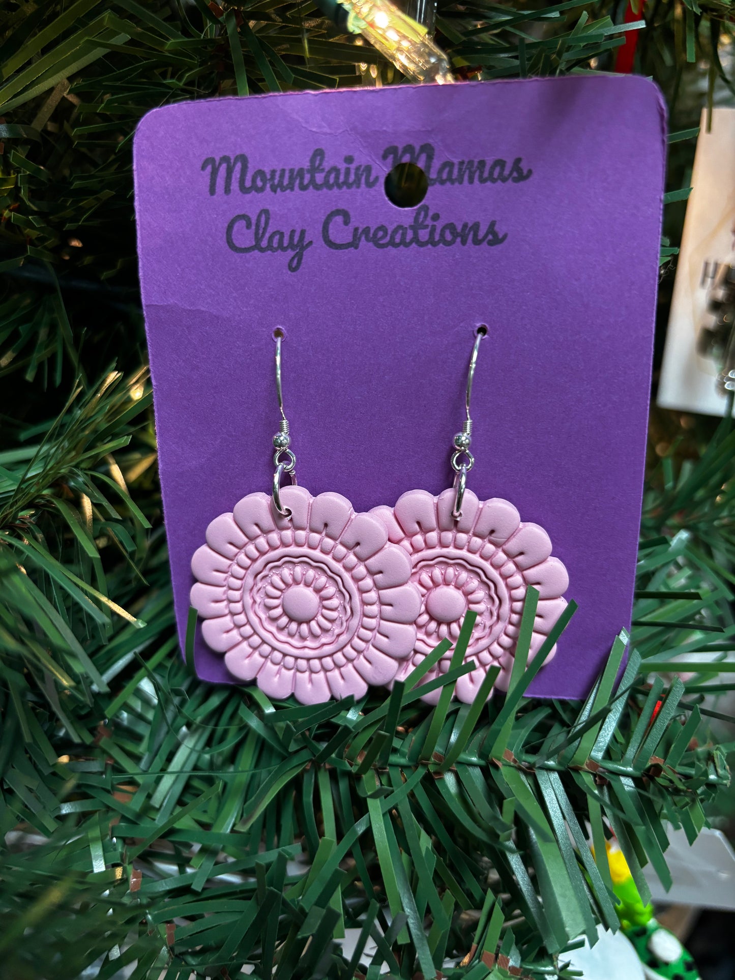 Clay Mandala Earrings